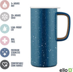 Ello Campy 18oz Insulated Stainless Steel Travel Mug, Avalon