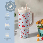Ello Oasis 40oz Insulated Stainless Steel Tumbler with Straw, Picnic