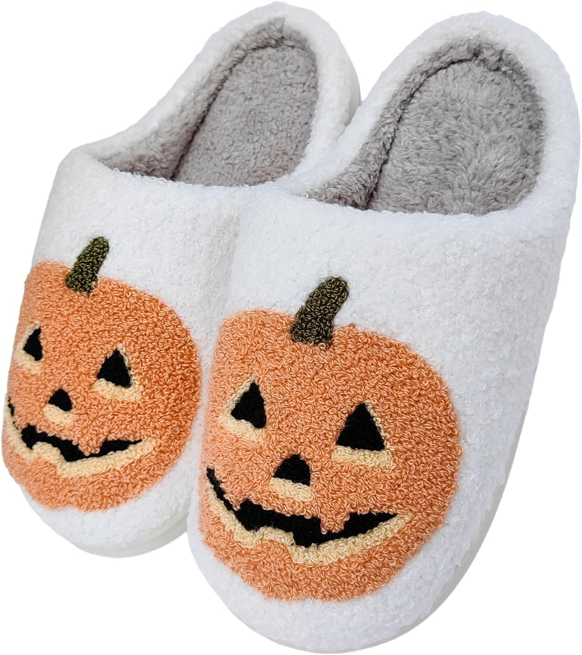 Womens Mens Slippers Memory Foam Plush Fluffy Warm Lined slippers Indoor Outdoor House Winter Slippers