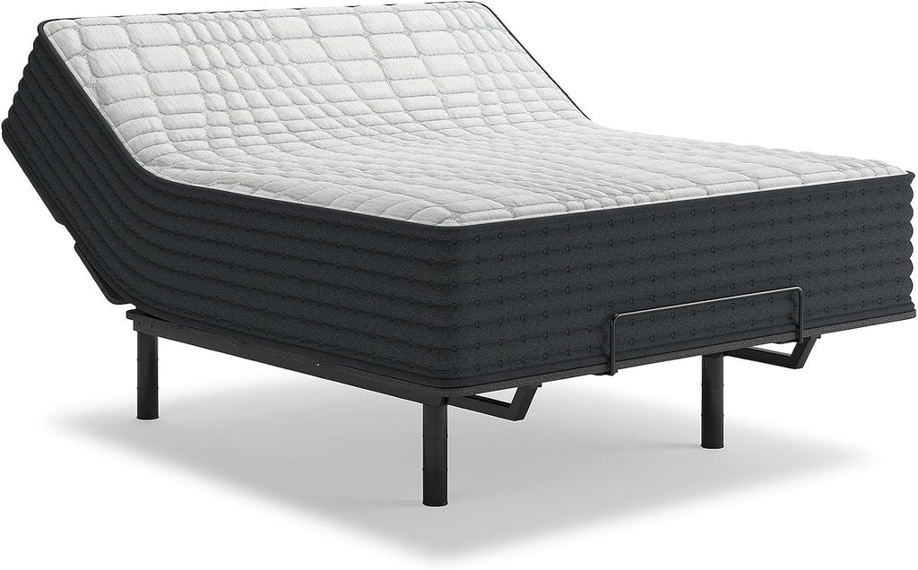 Signature Design by Ashley Hybrid 1300 13 Inch Plush Gel Memory Foam Mattress with Edge Support for Pressure Relief, Queen, Fiberglass-Free, Mattress in A Box