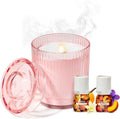 Lifelines Flameless Candle Diffuser with 2 Clickwick Essential Oil Blends