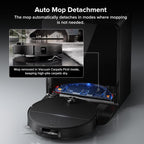 roborock Saros 10 Robot Vacuum Cleaner with Mop, 3.14-Inch Ultra Slim