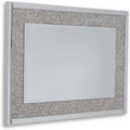 Signature Design by Ashley Kingsleigh Glam Beaded Crystal Accent Mirror, Silver