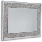 Signature Design by Ashley Kingsleigh Glam Beaded Crystal Accent Mirror, Silver
