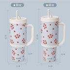 Ello Oasis 30oz Insulated Stainless Steel Tumbler with Straw, Picnic