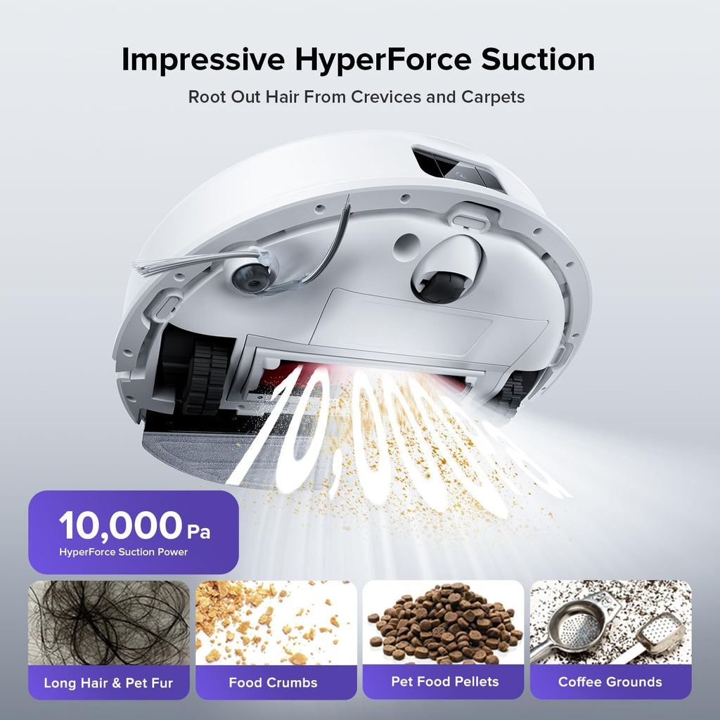 roborock Q10 S5 Robot Vacuum Cleaner with Mop, 10,000Pa Suction