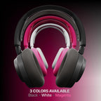 SteelSeries Arctis Nova 7X Wireless Gen 2 - Xbox Headset - Gaming Headset - Mobile App Control - 50+ HR with Fast Charge - Compatible with Xbox PC, Switch & More - Mixable 2.4GHz/Bluetooth - Magenta
