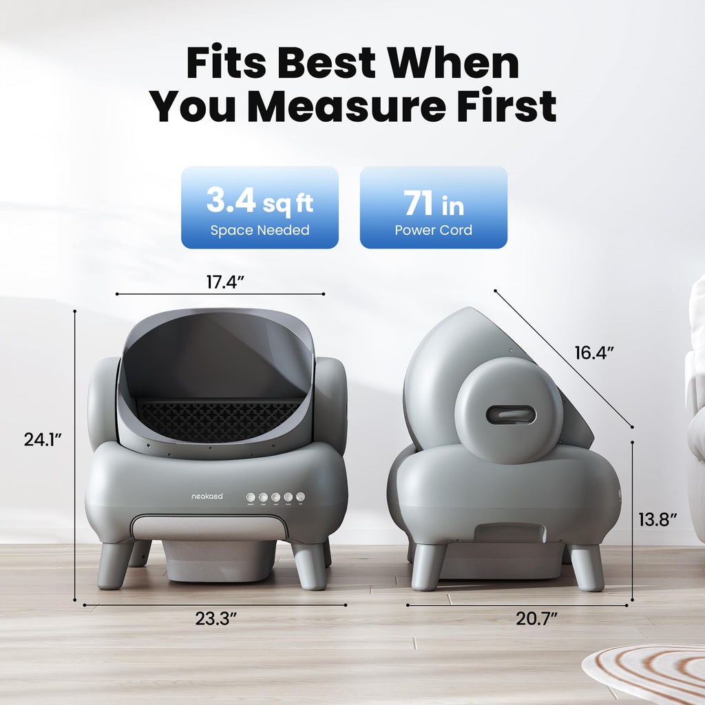 Neakasa M1 Plus Automatic Cat Litter Box with 2-Year Protection Plan
