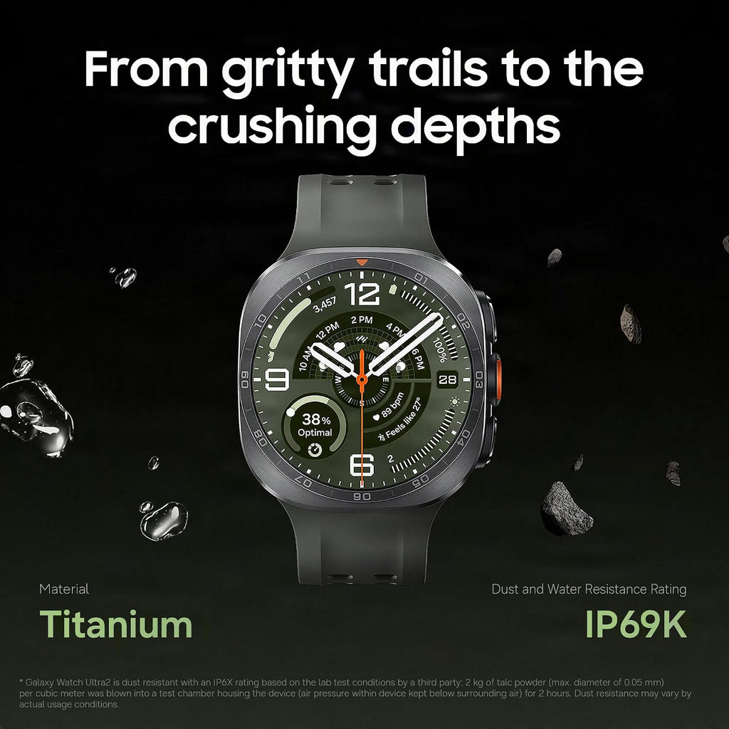 Samsung Galaxy Watch Ultra2, 47 mm, LTE Connectivity, Titanium Silver