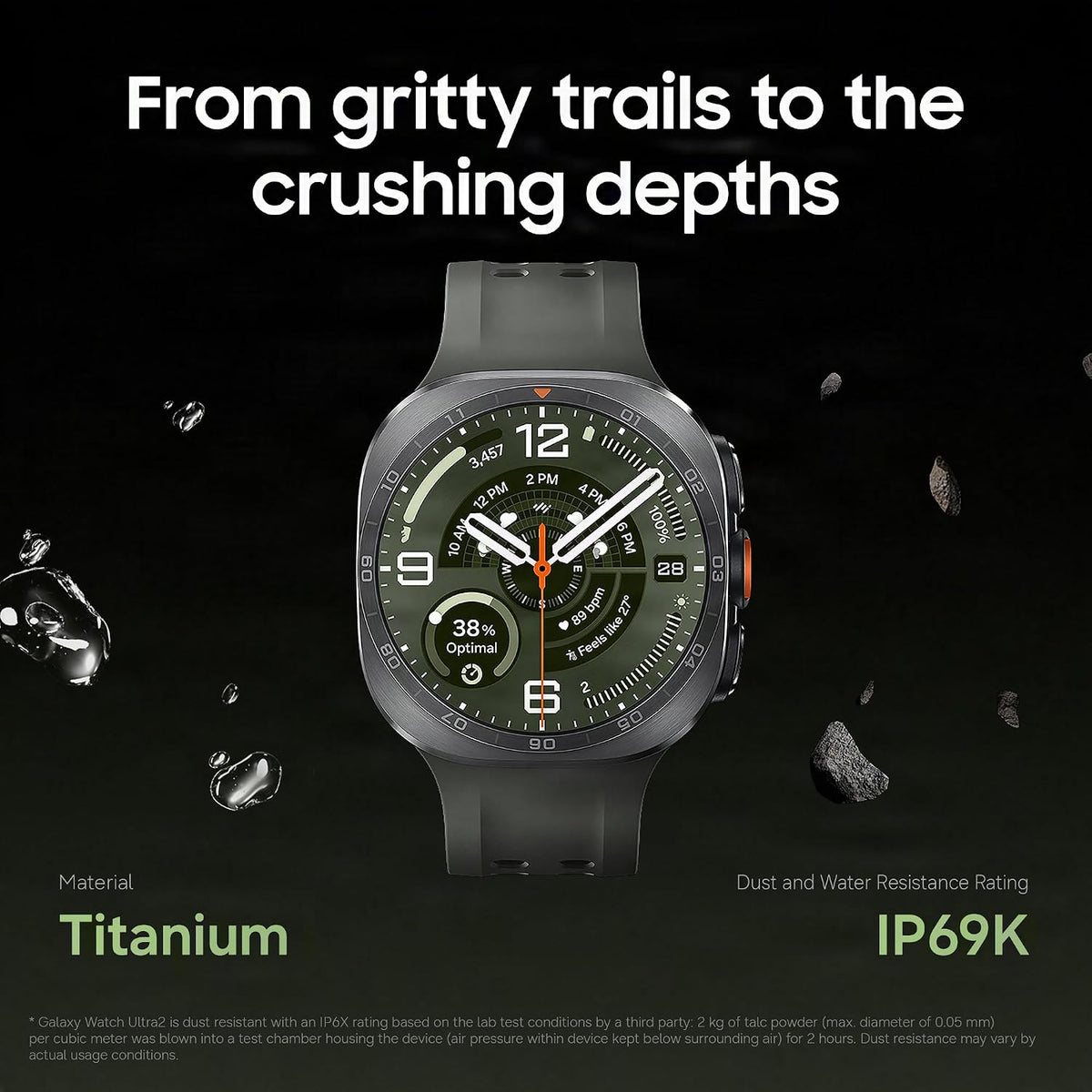Samsung Galaxy Watch Ultra2, 47 mm, LTE Connectivity, Titanium Silver