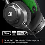 SteelSeries Arctis Nova 7X Wireless Xbox Series X/S Gaming Headset - Neodymium Magnetic Drivers - Dual Wireless Xbox & Bluetooth Audio - 38H USB-C Battery - AI Mic - Supports PS5, PC - Black