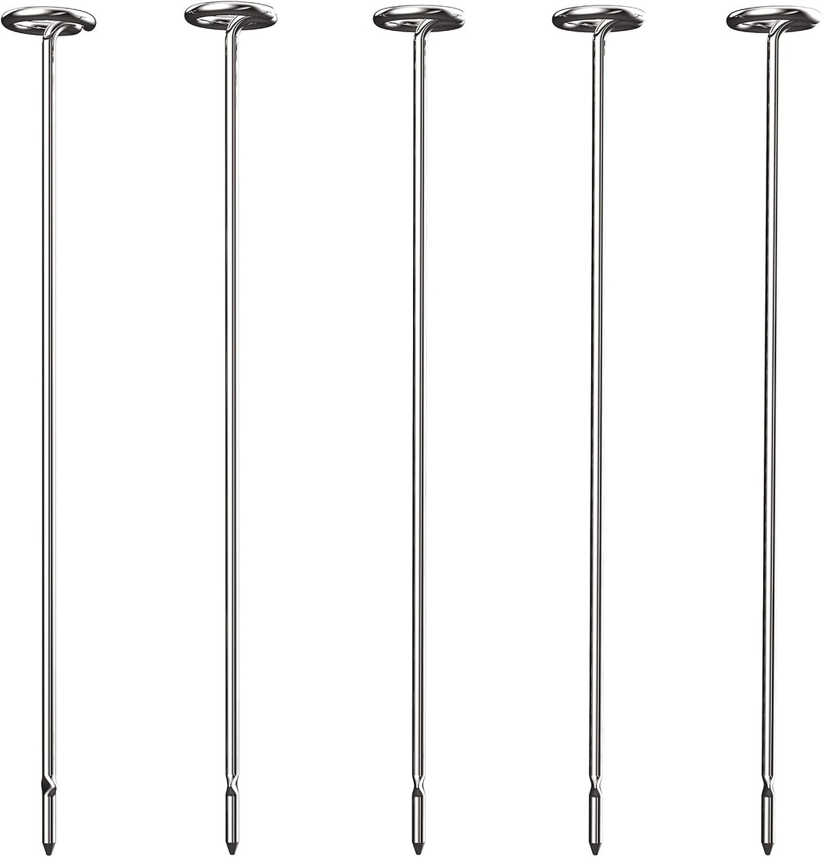 Ninja Foodi Grill Kebab Skewers, Medium, Silver, Set of 5