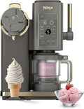 Ninja Creami Scoop & Swirl 13-in-1 Ice Cream and Soft Serve Maker, NC701BR | Ninja Creami Scoop and Swirl turns almost anything into ice cream and soft serve at a button touch, scooped or swirled