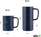 Ello Campy 18oz Insulated Stainless Steel Travel Mug with Handle, Navy
