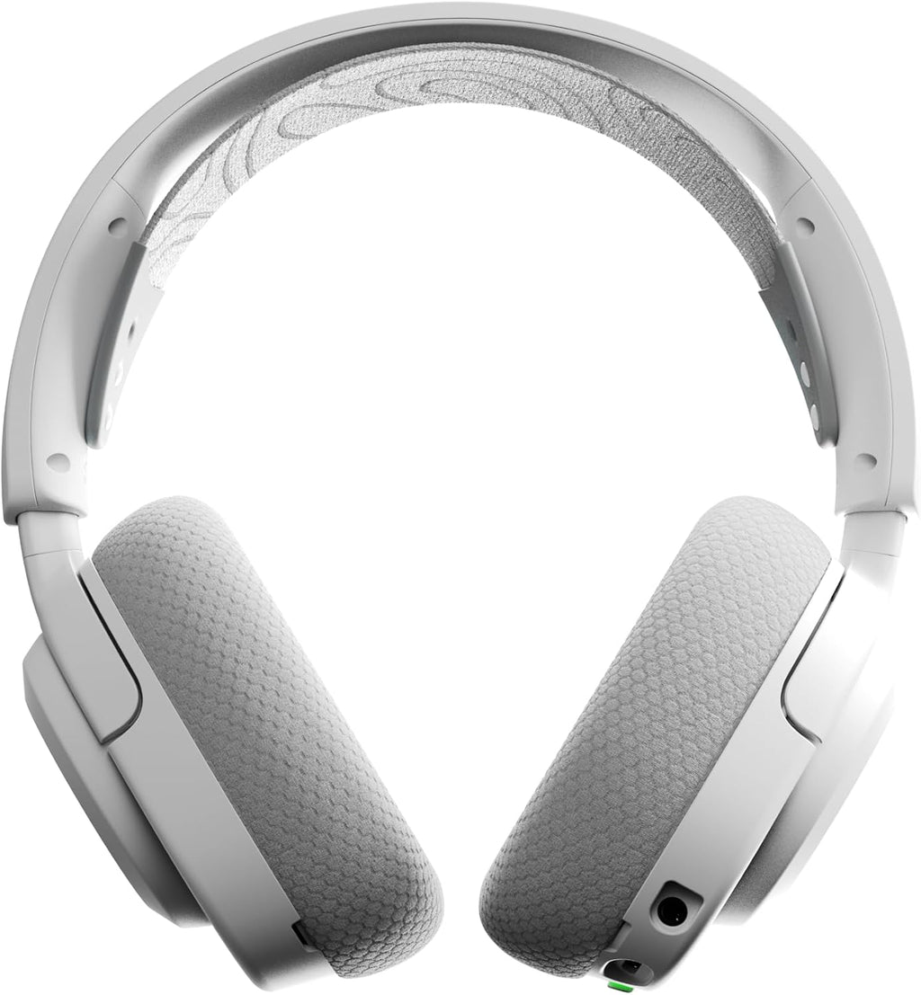 SteelSeries Arctis Nova 3P Wireless - PS5 Headset & PC Gaming Headset - Mobile App Control - 40 HR Battery with fast charging - Compatible with PlayStation, PC, Switch - 2.4GHz/Bluetooth - White