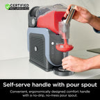 Ninja FS301 Professional Maker with RapidChill Technology, 88 oz Drink & Slushie Machine, 5 Preset Programs, Frozen Margaritas, Frappés, and More, Premium Accents, Black (Renewed)