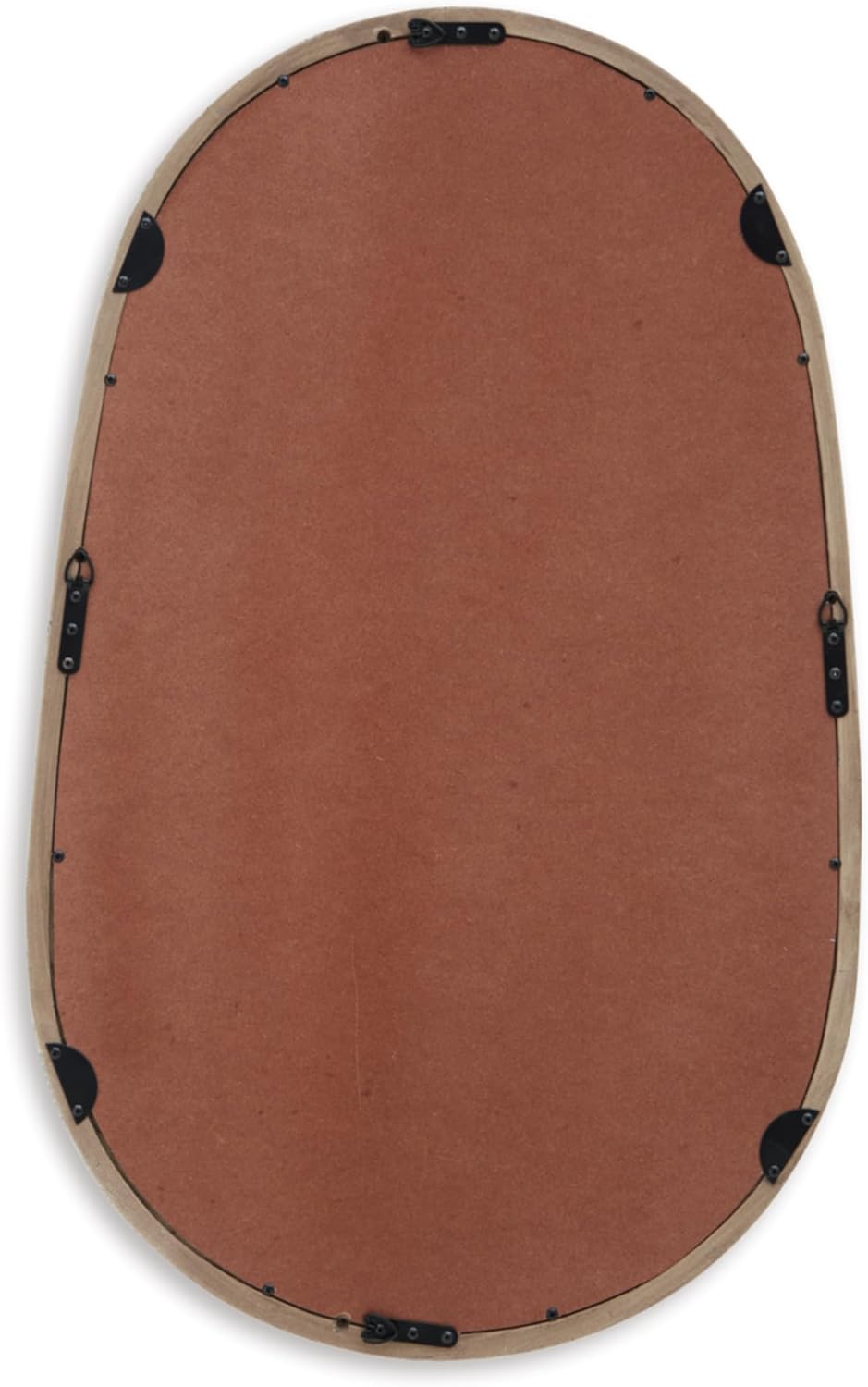 Signature Design by Ashley Aarilynn Casual Accent Mirror with Thick Frame, Antique Brown