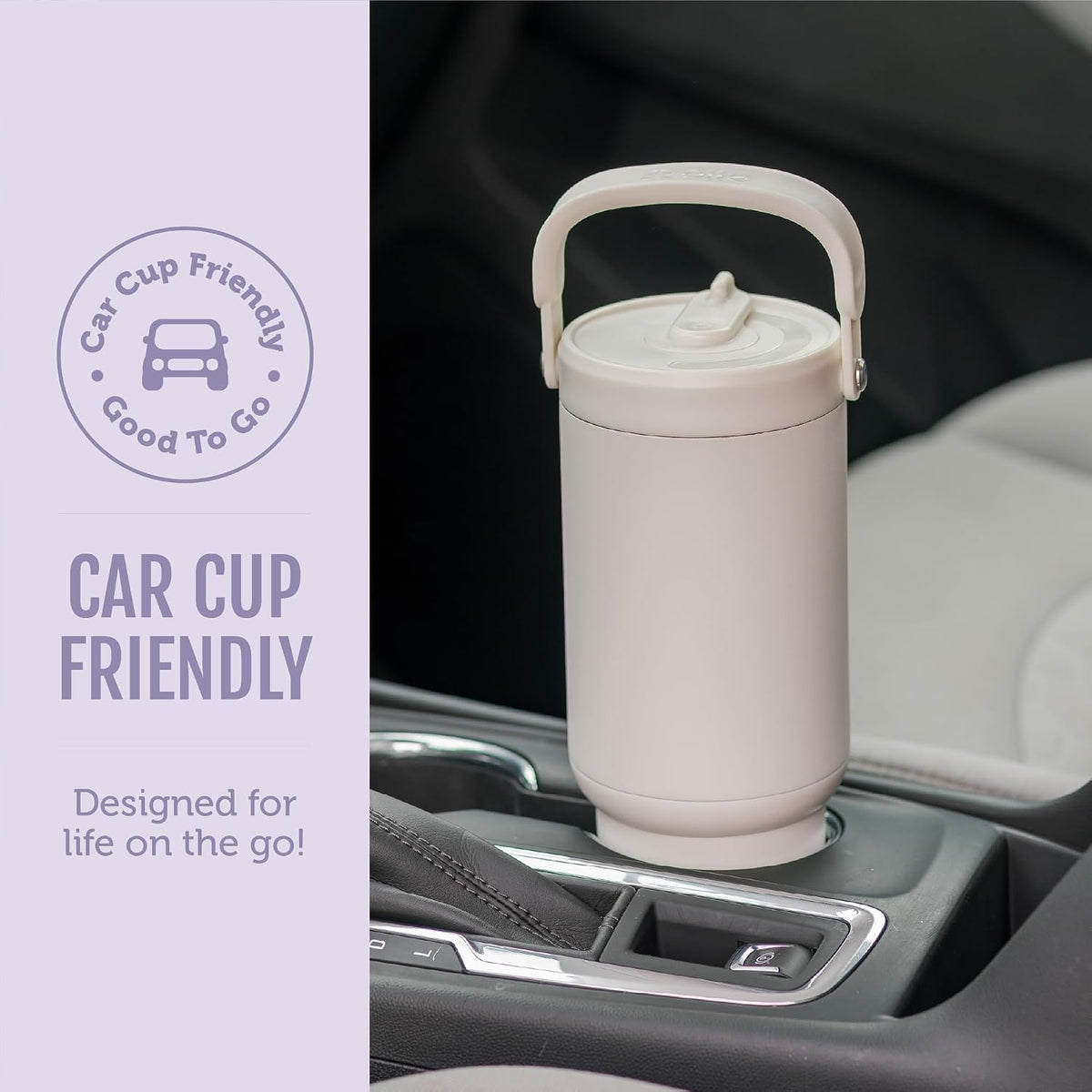 Ello Oasis Go+ 32oz Insulated Stainless Steel Tumbler with Straw, Orchid