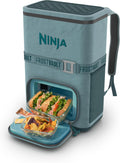Ninja FrostVault™ Go Backpack Cooler, Dry Storage, Waterside Wind Down | Ninja FrostVault Go soft cooler, stays cool for hours with a leakproof, easy-access lid, and carries like a backpack