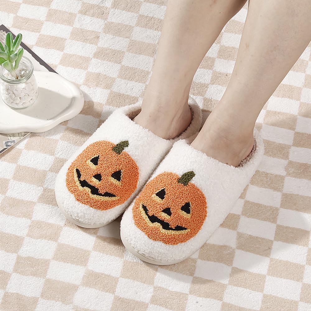 Womens Mens Slippers Memory Foam Plush Fluffy Warm Lined slippers Indoor Outdoor House Winter Slippers