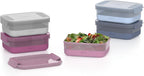 Ello 3.7 Cup Plastic Meal Prep Containers, 10 Pc, 5 Pack, Elderberry