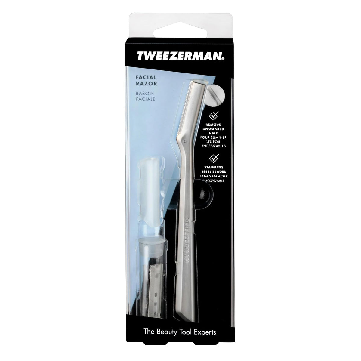 Tweezerman Facial Razor Stainless Steel