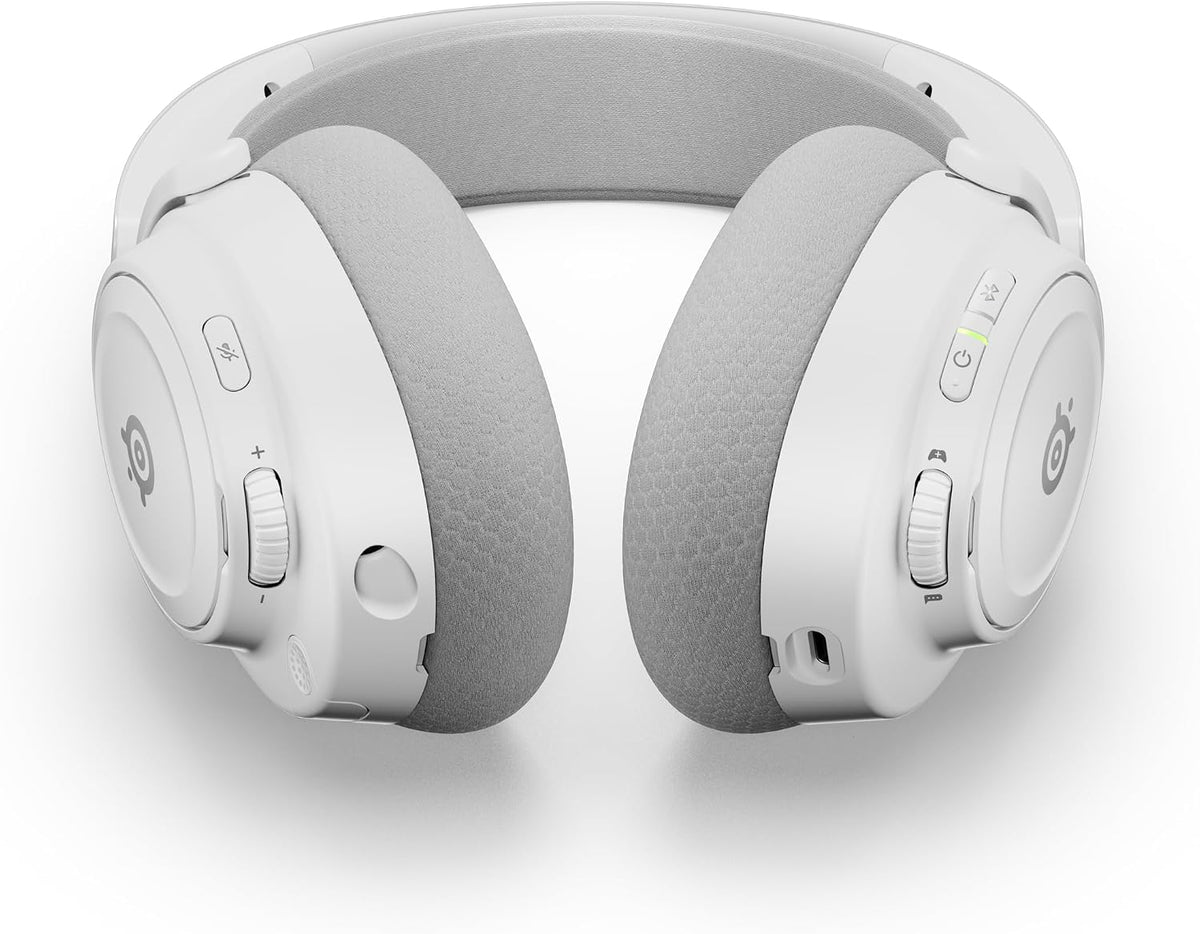 SteelSeries Arctis Nova 7X Wireless Gen 2 - Xbox Headset - Gaming Headset - Mobile App Control - 50+ HR with Fast Charge - Compatible with Xbox PC, Switch & More - Mixable 2.4GHz/Bluetooth - White