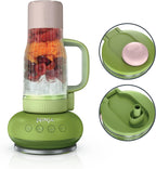 Ninja BlendBOSS Personal Blender, 26oz Tumbler, 1200PW, Watermelon, DB351GN | 1200-peak-watt BlendBOSS crushes ice to snow. 26-oz leakproof tumbler, chug spout & detachable straw. Dishwasher safe.