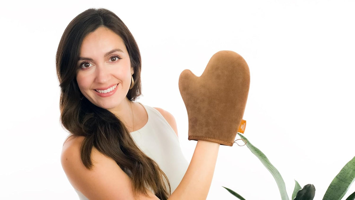 Self Tanning Mitt Applicator with Thumb, Streak-Free Sunless Tanner Glove