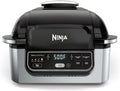 Ninja® Foodi® 5-in-1 XL Indoor Grill & Air Fryer, Black/Grey, AG301 | Cyclonic Grilling Technology for char-grilled flavor indoors year-round. 5-in-1: Grill, Air Fry, Roast, Bake & Dehydrate. XL.