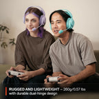 SteelSeries Arctis Nova 3P Wireless - PS5 Headset - Gaming Headset - Mobile App Control - 40 HR Battery with fast charging - Compatible with PlayStation, PC, Switch - 2.4GHz/Bluetooth - Lavender