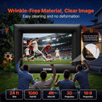 VEVOR Inflatable Projector Screen for Outdoor Use with 350W Air Blower