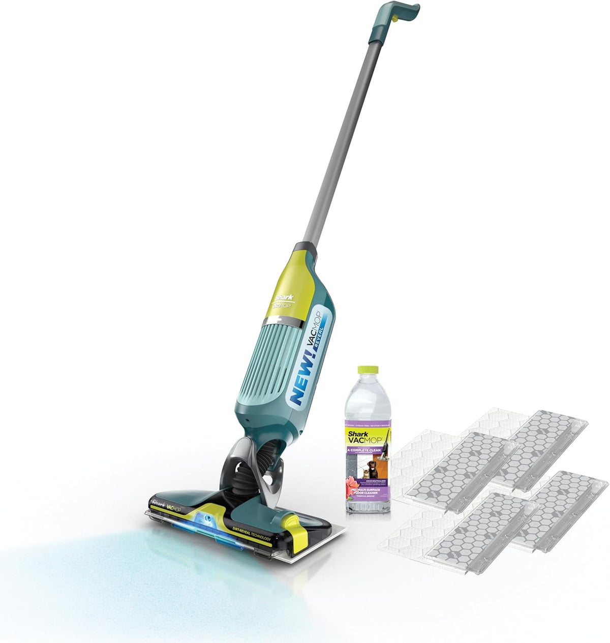 Shark VACMOP Cordless Vacuum & Spray Mop, Gray, VM252
