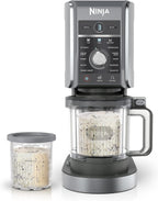 Ninja NC501C CREAMi Deluxe Ice Cream Maker (Canadian Version) | 11 programs, Two XL family-size pint containers, Sorbet and frozen-drink modes
