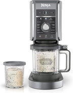 Ninja NC501C CREAMi Deluxe Ice Cream Maker (Canadian Version) | 11 programs, Two XL family-size pint containers, Sorbet and frozen-drink modes