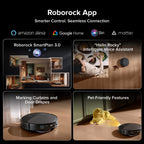 roborock Saros 20 Set Robot Vacuum Cleaner with Mop, 36,000 Pa Suction