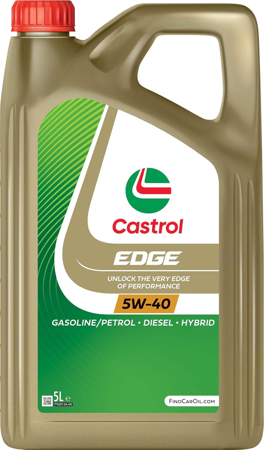 Castrol EDGE 5W-40 Advanced Full Synthetic Engine Oil, 5L
