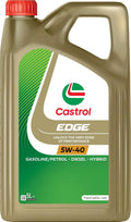 Castrol EDGE 5W-40 Advanced Full Synthetic Engine Oil, 5L
