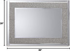 Signature Design by Ashley Kingsleigh Glam Beaded Crystal Accent Mirror, Silver