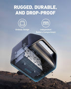 Anker 521 Portable Power Station Upgraded with LiFePO4 Battery, 256Wh 6-Port Powerhouse, 300W (Peak 600W) Solar Generator (Solar Panel Optional), 2 AC Outlets, 60W USB-C PD Output, Outdoor Generator