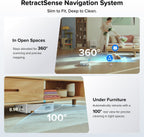 roborock Qrevo Edge 2 Flow Robot Vacuum Cleaner with Mop, 35,000 Pa Suction