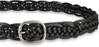 Levi's Women's Fully Adjustable Casual Leather Braided Belt for Jeans and Dresses