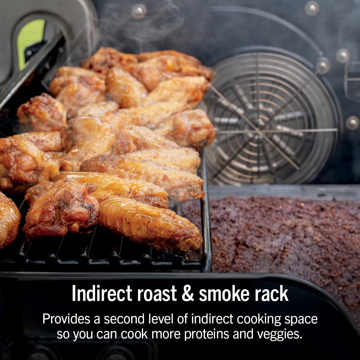Ninja FlexFlame Grill & Smoker, Electric & Propane, 5-in-1, Black,PG301BK | Ninja FlexFlame is a 5-in-1 grill, smoker & griddle with precise 200-600°F control, fitting 3 chickens or 4 rib racks