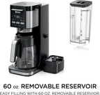 Ninja Drip Coffee Maker, DualBrew Pro Hot & Iced, Black, CFP101 | Single Serve to Carafe, Brew with Pods & Grounds, Compatible with K Cups, 3 Brew Styles, 60oz Removable Reservoir