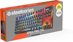 SteelSeries Apex Pro TKL Gen 3 Gaming Keyboard - OmniPoint 3.0 Analog Magnetic Switches, QuickSet Auto-Presets (Rapid Trigger, Rapid Tap/SOCD, Protection Mode), OLED, RGB, PBT, USB-C, English QWERTY
