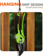 Bypass Secateurs for Small Hands with Continuously Adjustable Grip