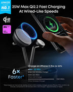 Anker Prime 3-in-1 Qi2.2 MagSafe Compatible 25W Wireless Charging Station