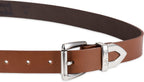 Levi's Women's Slim Casual Western Style Leather Jean Belt With Metal Tip – Regular & Plus Sizes