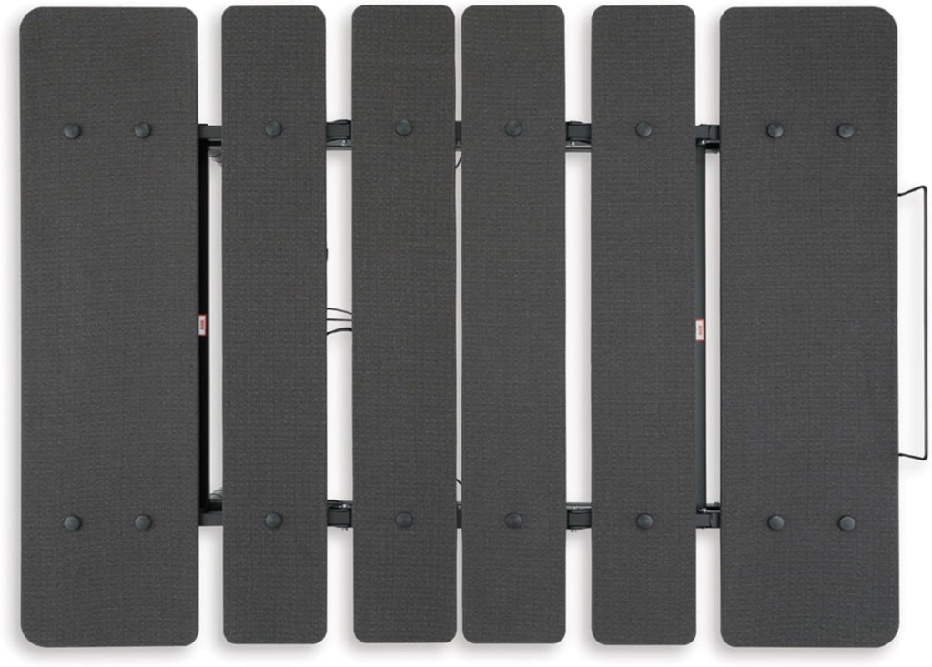 Signature Design by Ashley King Adjustable Base Bed Frame, Black | King size adjustable bed base with dual USB ports and wireless remote, Estimated 15-minute assembly, Cosmic Power Base