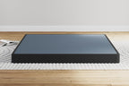Signature Design by Ashley Box Spring, Heavy Duty Low Profile Cal King | Ultra low profile California King foundation, Sturdy metal box spring, Removable black fabric cover, Contemporary bed design